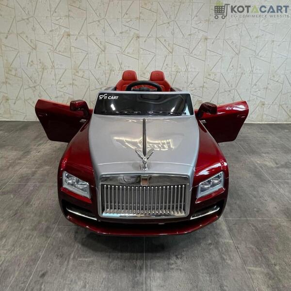 Rolls Royce Electric Ride on Car for Kids & Toddlers with Remote Control - Red | Same-Day Delivery in Delhi NCR - Image 8