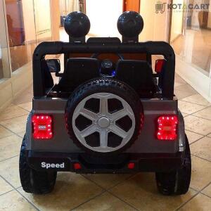 Speed Rubicon Battery Operated Jeep 12V For Children - Grey | Same-Day Delivery in Delhi NCR