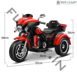 ABM-5288 Children's electric motorcycle Battery Operated Bike Harley Davidson (metallic colour) | Same-Day Delivery in Delhi NCR