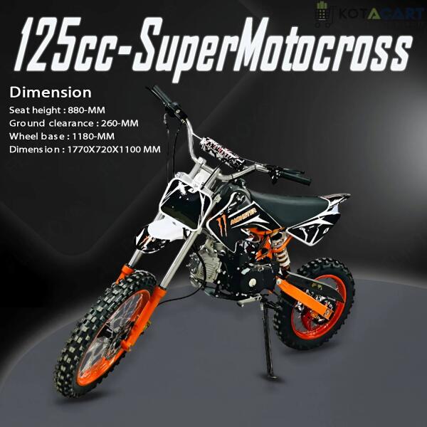 125cc-Dirt bike for adults/youngsters | 125cc 4 stroke engine | For age group-above 15 | off-road bikes | dirt bike for adults in india | Same-Day Delivery in Delhi NCR - Image 7