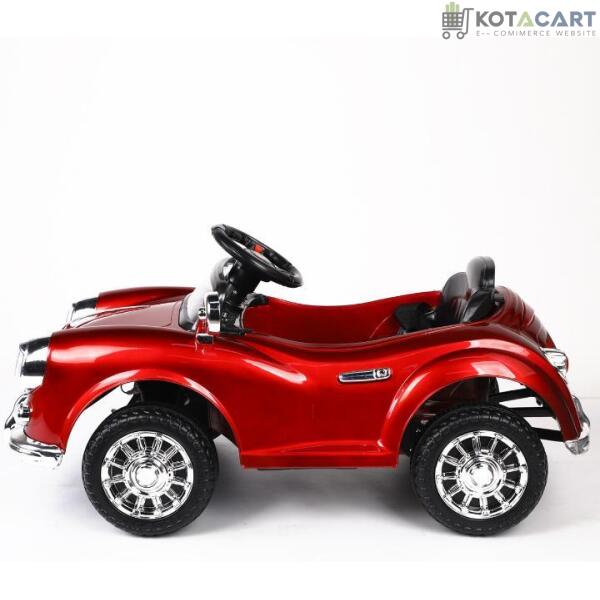 Classic Vintage 118 Ride on Car for Kids | Battery-operated & Dustproof Charging Port | Safe & Durable | Same-Day Delivery in Delhi NCR - Image 5