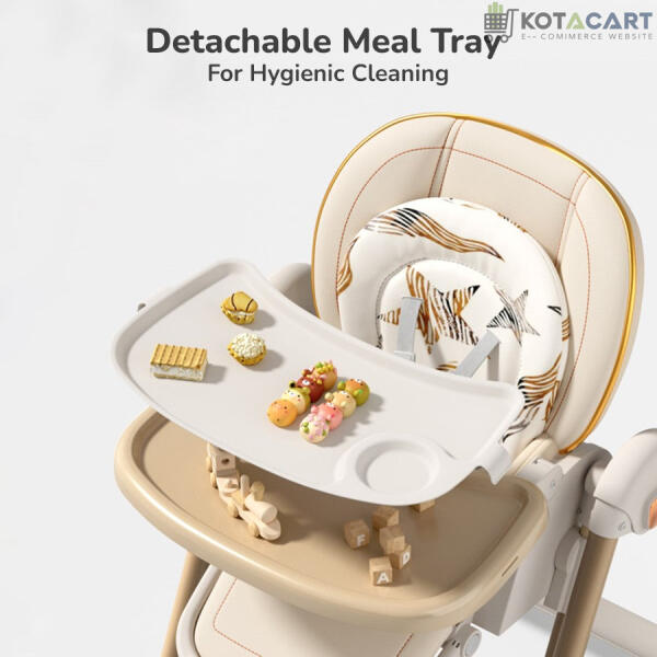 Baby Swing with 5-in-1 Functions, 4-Level Recline, 5-Point Safety Belt, Foldable Design | Same-Day Delivery in Delhi NCR - Image 5