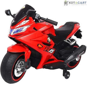 Battery operated Kids R15 Red Bike  |  Battery | Sturdy Material | Max Load 50 KG | Same-Day Delivery in Delhi NCR