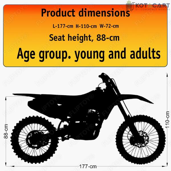 125cc-Dirt bike for adults/youngsters | 125cc 4 stroke engine | For age group-above 15 | off-road bikes | dirt bike for adults in india | Same-Day Delivery in Delhi NCR - Image 11