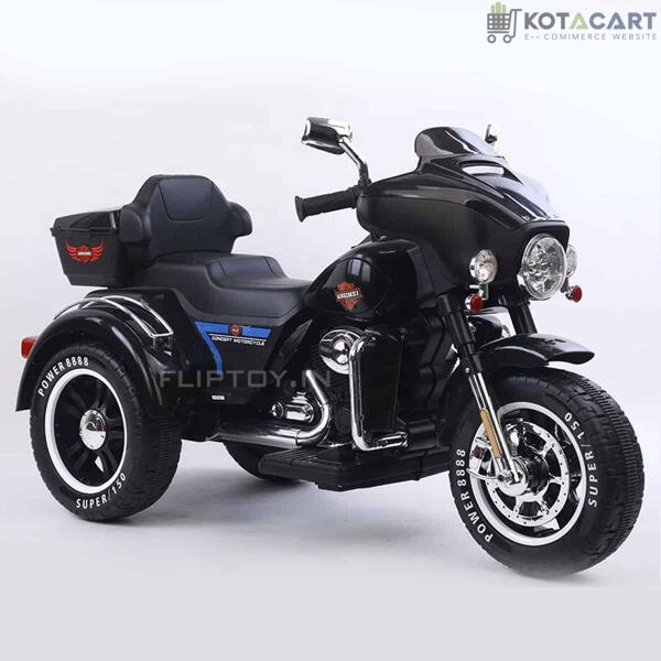 ABM-5288 Children's electric motorcycle Battery Operated Bike Harley Davidson (metallic colour) | Same-Day Delivery in Delhi NCR