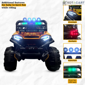 Newest Ride on UTV 4 Wheel for Kids Beach Car Toy kids electric utv DLX6188 | Same-Day Delivery in Delhi NCR