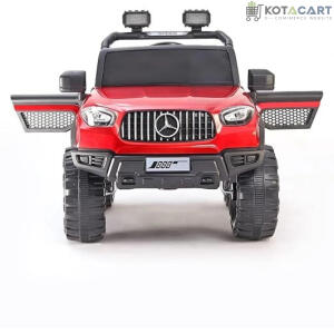 Battery operated Kids Mercedes 4x4 Big Size Red Jeep  | 12V Battery | Sturdy Material | Max Load 50 KG | Same-Day Delivery in Delhi NCR