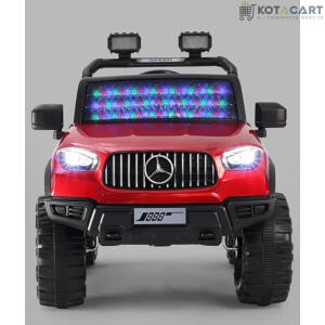 Battery operated Kids Mercedes 4x4 Big Size Red Jeep  | 12V Battery | Sturdy Material | Max Load 50 KG | Same-Day Delivery in Delhi NCR