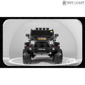 Battery operated Kids off road Black Jeep  | 12V Battery | Sturdy Material | Max Load 45 KG | Same-Day Delivery in Delhi NCR