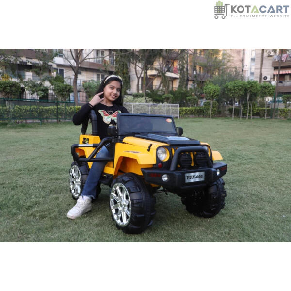 Kids Battery operated baby Dual Color Jeep  | 12V Battery | Sturdy Material | Max Load 50 KG | Same-Day Delivery in Delhi NCR - Image 3