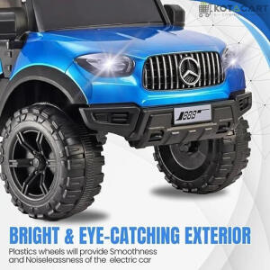 Kids Battery operated baby Mercedes 4x4 Big Size Blue Jeep  | 12V Battery | Sturdy Material | Max Load 50 KG | Same-Day Delivery in Delhi NCR