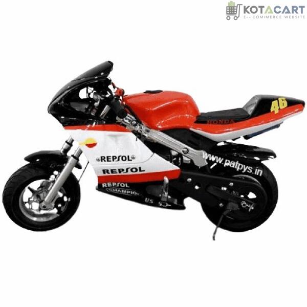 Kotacart | 49CC Kids Petrol Dirt Bike Pocket bike Mini Moto Racing Sports bike up to 10 years kids - Multicolor | Same-Day Delivery in Delhi NCR - Image 11