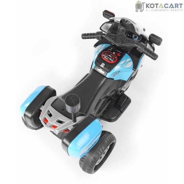 Kotacart | Battery Operated Three-Wheel Kids Police Bike (Multi Color) | Same-Day Delivery in Delhi NCR - Image 7