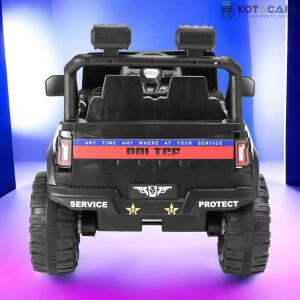 Kotacart | Eleanor Ride on Jeep SUV Police Car For upto 7 years kids Speed-888 | Same-Day Delivery in Delhi NCR