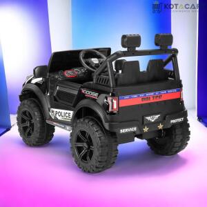 Kotacart | Eleanor Ride on Jeep SUV Police Car For upto 7 years kids Speed-888 | Same-Day Delivery in Delhi NCR