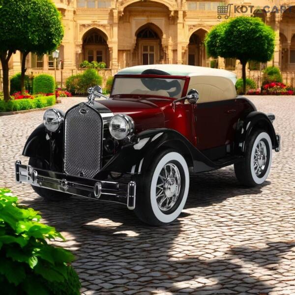 Kotacart | Rolls Royce Vintage Style Kids 12V Car 4x4 Ride-Ons Car | Same-Day Delivery in Delhi NCR