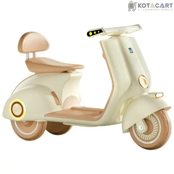 Kotacart | Vespa Matte Finish Kids Bike Kids scooter Battery Operated Ride On Scooty with remote | Same-Day Delivery in Delhi NCR