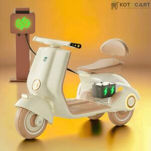 Kotacart | Vespa Matte Finish Kids Bike Kids scooter Battery Operated Ride On Scooty with remote | Same-Day Delivery in Delhi NCR