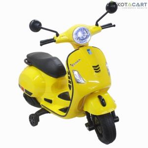 Kotacart | Vespa Rechargeable Battery Operated 12v Ride-on Scooter for Kids (3 to 7 Years) | Same-Day Delivery in Delhi NCR