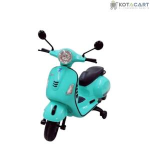 Kotacart | Vespa Rechargeable Battery Operated 12v Ride-on Scooter for Kids (3 to 7 Years) | Same-Day Delivery in Delhi NCR