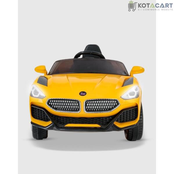 Battery Operated Car For Kids|Battery Z8i Car For Kids | Car For Child |  Battery Operated Ride On Car for - 1 to 4 Year - Yellow | Same-Day Delivery in Delhi NCR