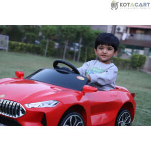 Red Supercar for Kids  | 12V Battery | Sturdy Material | Max Load 35 KG | Same-Day Delivery in Delhi NCR