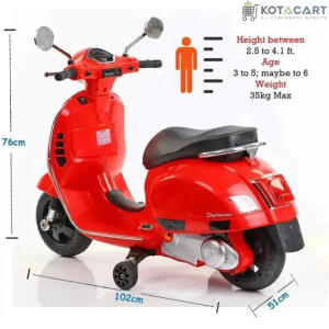 Ride-on Kids Two-Wheeler Scooter | Same-Day Delivery in Delhi NCR