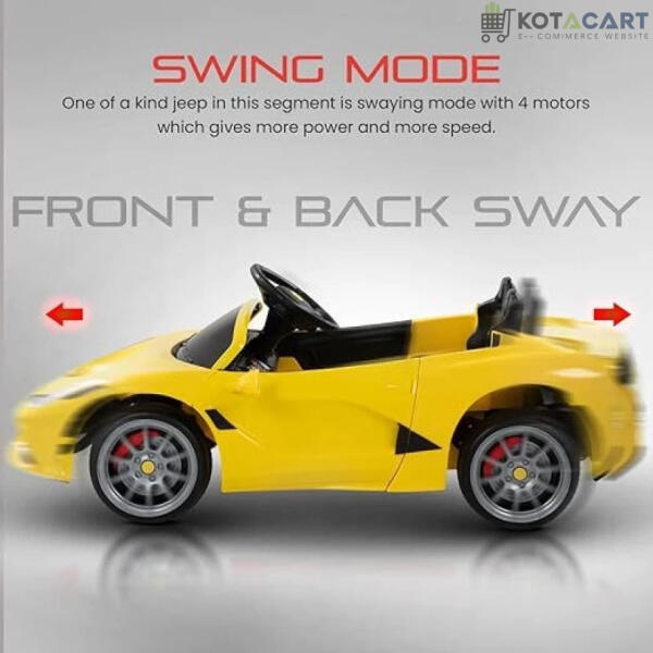 Ferrarri Kids Supercar | Z8 Battery | Sturdy Material | Max Load 45 KG | Same-Day Delivery in Delhi NCR - Image 5