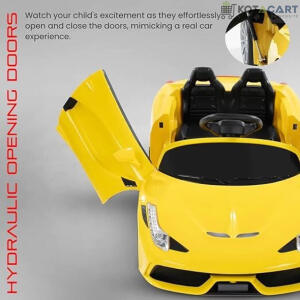 Ferrarri Kids Supercar | Z8 Battery | Sturdy Material | Max Load 45 KG | Same-Day Delivery in Delhi NCR