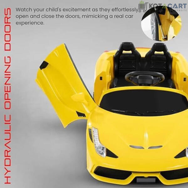 Ferrarri Kids Supercar | Z8 Battery | Sturdy Material | Max Load 45 KG | Same-Day Delivery in Delhi NCR - Image 6