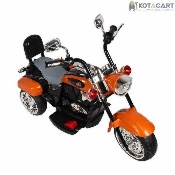 Battery Operated Motorcycle For Upto 5Years Old Kids (Orange) | Same-Day Delivery in Delhi NCR - Image 3